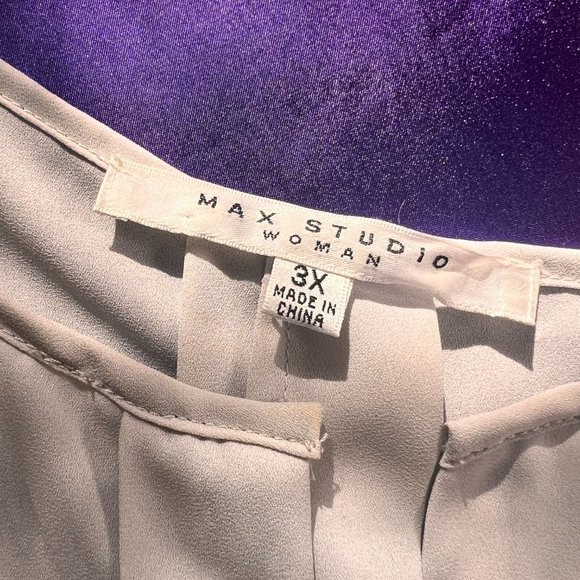 📌Max Studio & DR2 Two Plus Size Pull On Blouses - Basic Items - Picture 14 of 16